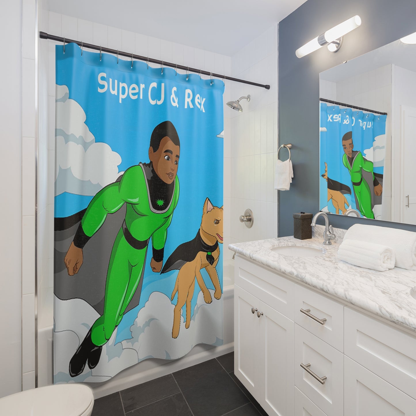 Super CJ Shower Curtain