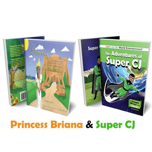 Donate the Princess Briana & Super CJ books to At-Risk Children