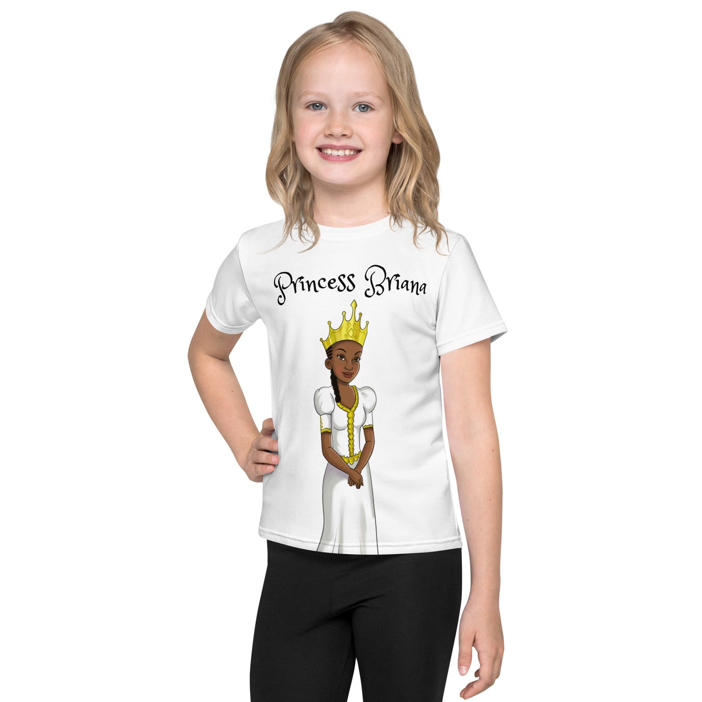 Princess Briana Kids crew neck t-shirt