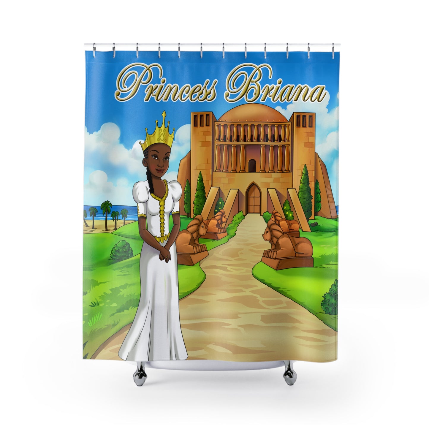 Princess Briana Shower Curtain