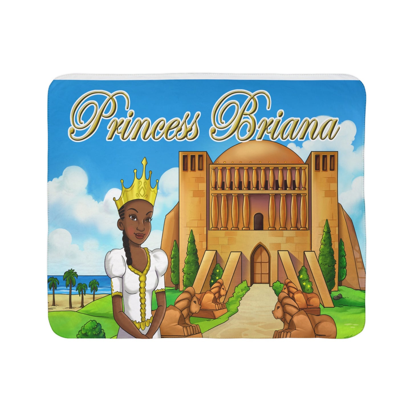 Princess Briana Fleece Sherpa Blanket 2